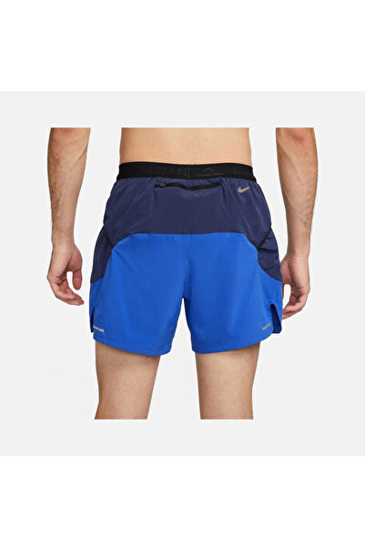 Nike Dri-Fit Secondsunrise 13cm (approx.) Brief-Lined Trail Erkek  astarlı mavi spor şort  dv9311