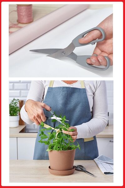 IKEA Çok Amaçlı 2'li Mutfak Makası, 15 cm & 21 cm