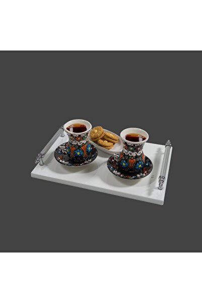 Veys Sehpa Veys - Tea Brown Color Promise, Engagement and Presentation Tray
