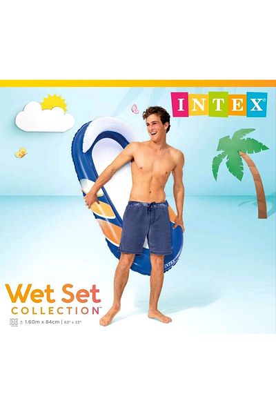 Intex Mesh Inflatable Sea Mattress - Pool Mattress - Sofa Mattress 160x84 cm