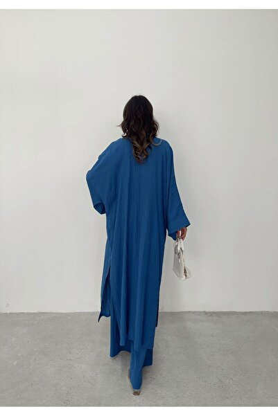 Butik Seersucker Kimono and Trousers - Set of 2