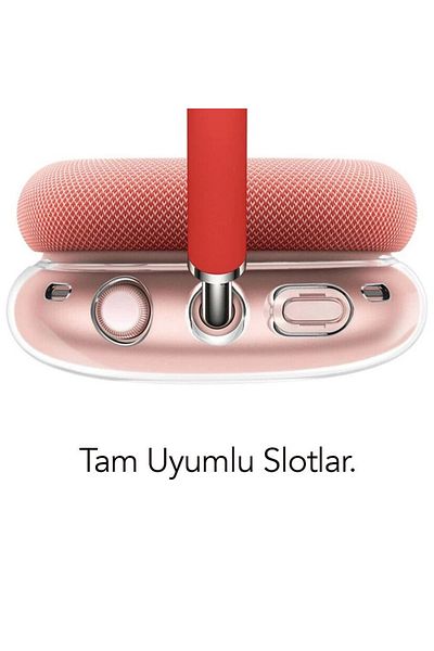 Nezih Case AirPods Max - حافظة سيليكون شفافة متوافقة
