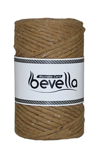 Bevella Macrame Cord Σκάνδαλο Macrame Σκάνδαλο 3mm Σκάνδαλο Βαμβακερό Μονό Twist Macrame Σκάνδαλο Μαύρο