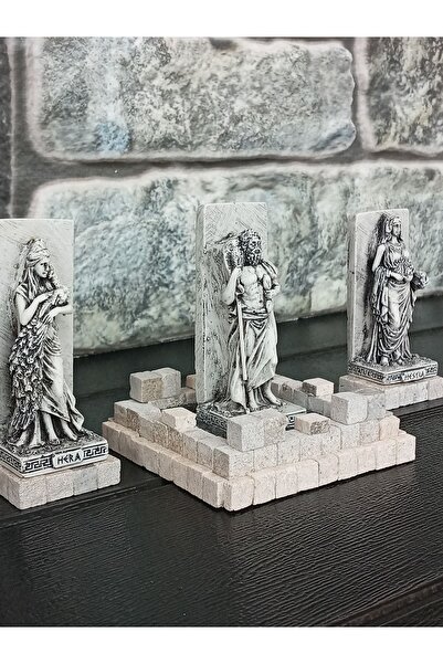 GÖKÇEN HOBİ Antik Yunan Tanrıları Zeus Hestia Hera Biblo Set