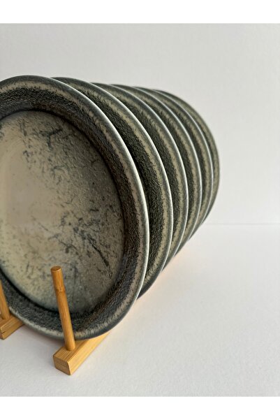 Kütahya Porselen Desenli Porselen 25 Cm Servis Tabağı Çeşitleri 6 Lı