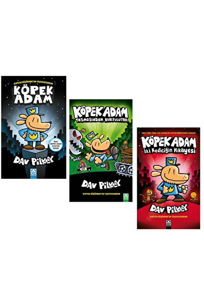 Altın Kitaplar KÖPEK ADAM SETİ İLK 3 KİTAP KÖPEK ADAM + TASMASINDAN KURTULUYO...