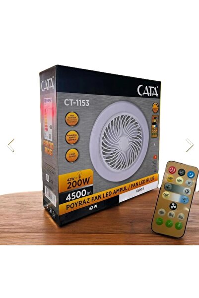 Tamer Elektrik CATA CT-1153 FANLI 42W 3 RENK DİM EDİLEBİLİR KUMANDALI POYRAZ ...