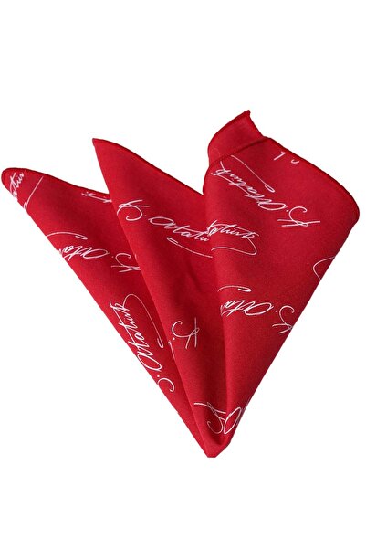 Exve Exclusive 3-Piece Turkey Moon Star Flag and Mustafa Kemal Atatürk Signature Red Black Collar Handkerchief Set