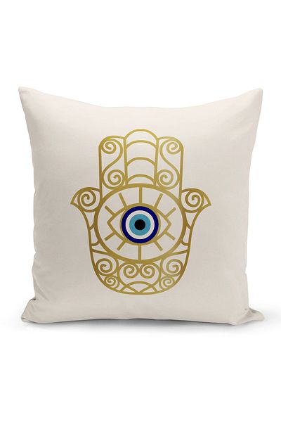Bertille Home Evil Eye Cushion Cover (Evil Eye Cushion Cover)