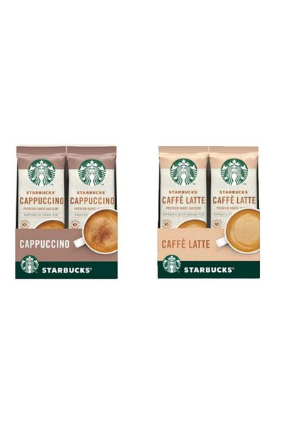 Starbucks Latte Series Premium Coffee Blend Set (caffe Latte - Cappuccino) 2x10pcs