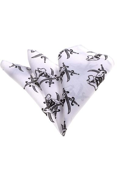 Exve Exclusive Batista cu guler pirat alb-negru