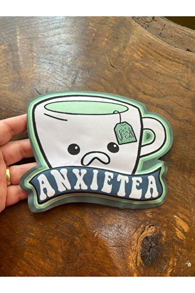 Gönülden Tasarım 14x14 cm šolja, dečija spužva, vezena šivaća aplikacija