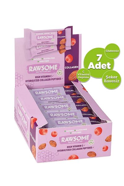 Rawsome 7 Pieces Collagen Bar Gluten Free 30g