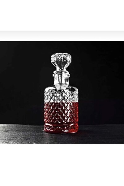 Genel Markalar Turin kristal kesme viski şişesi cam kapaklı karaf meşrubat şi...