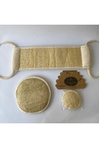 Kesecim مقشر الجسم والوجه من ألياف اليقطين الطبيعية - مقشر الظهر من ألياف الي...