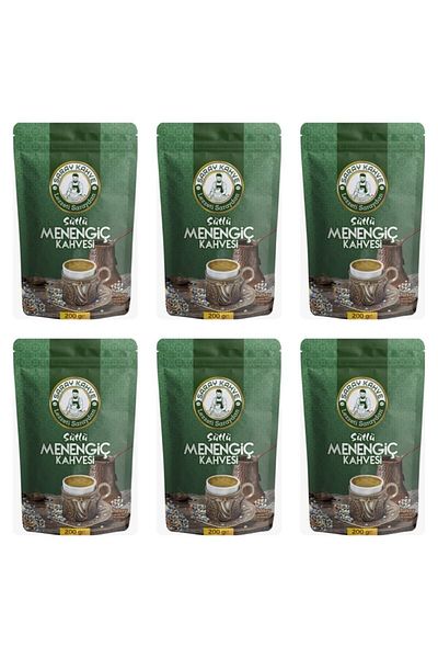 SARAY KAHVE Menengic Coffee with Milk 200 Gr 6 Advantageous Packages