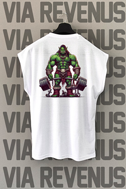 Vordevia Bela sportska majica - Leđa Štampano , Bez rukava ORK