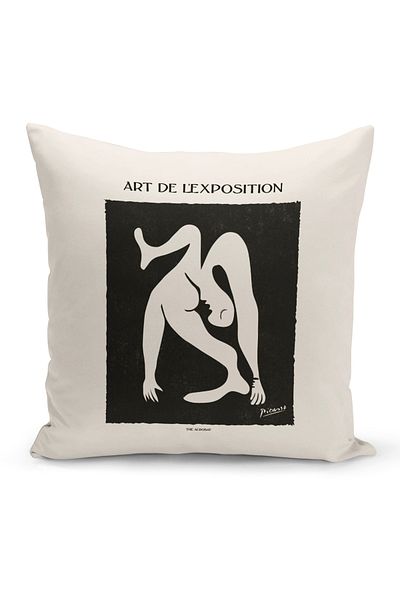 Bertille Home Art Series Double Sided Digital Printed Throw Pillow Case (Art Cushion Cover)