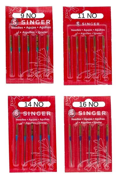 SİNGER Household Sewing Machine Needle 10-12-14-16 Number