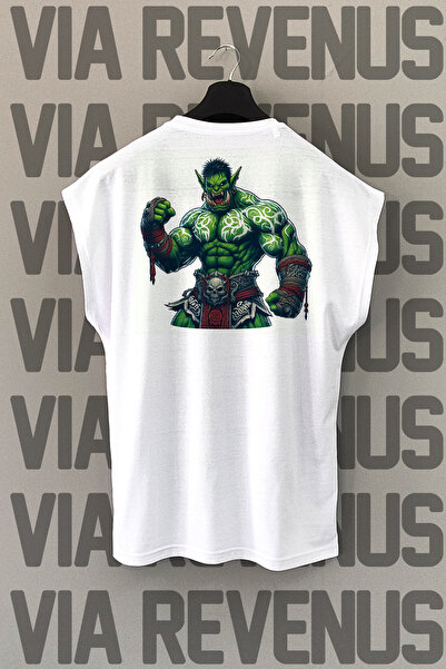 Vordevia Bela sportska majica - Leđa Štampano , Bez rukava ORK