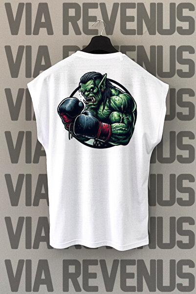 Vordevia Bela sportska majica - Leđa Štampano , Bez rukava ORK