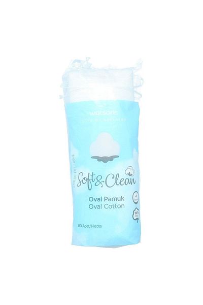 Watsons Oval Cotton 80 Pieces