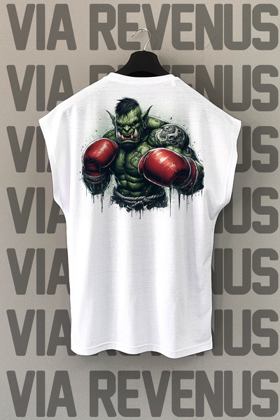 Vordevia Bela sportska majica - Leđa Štampano , Bez rukava ORK