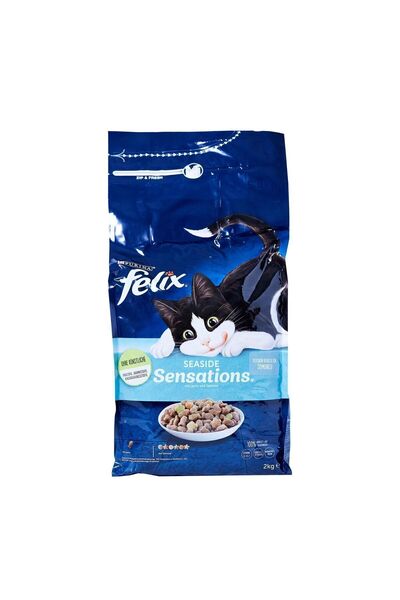 FELIX Purina Somonlu Yetişkin Kuru Kedi Maması 2 Kg × 2 Adet