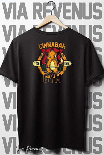 Vordevia Μπλουζάκι Cinnabar Gym με στάμπα, μαύρο, oversized