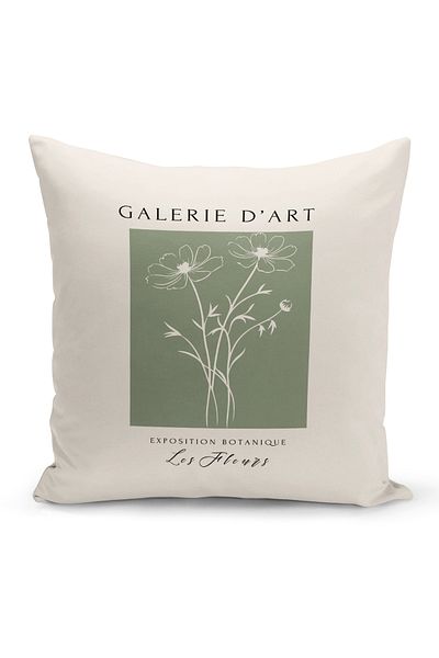 Bertille Home Art Series Double Sided Digital Printed Throw Pillow Case (Art Cushion Cover)