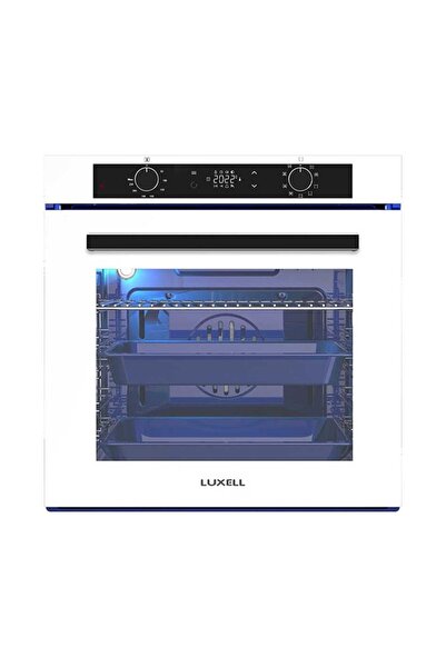 Luxell Da6-835 -oc88 - A68-sgf3 Davlumbaz Ankastre Ocak Fırın Seti 3 Lü Ankastre Set Platınum Beyaz