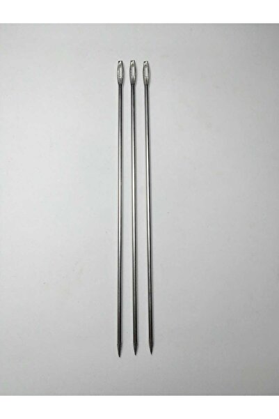 Eskişehir hobi sanat 3 قطع إبرة مقاس 17 سم كيس سميك كبير - سمك 3 مم