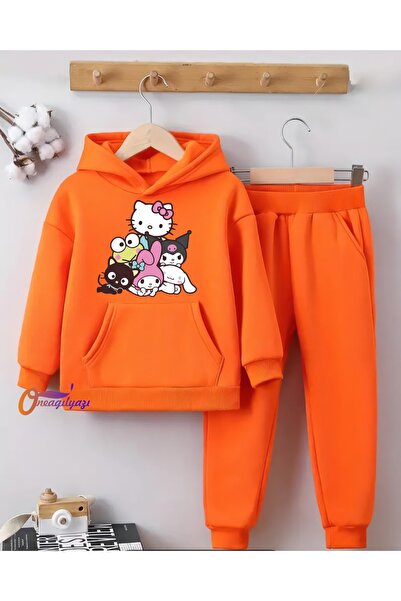 oneagılyazı Gamer Stitch Design Children's Unisex Tracksuit Suit