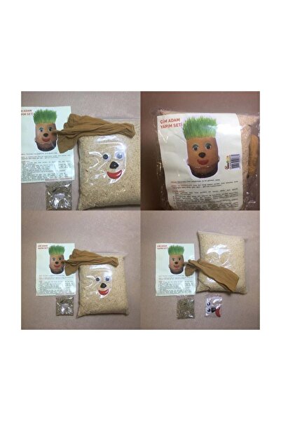 Dünya Magnet 10 Adet, Eğitici Çim Adam Yapım Seti Çim Adam , Çimlendirme Deneyi