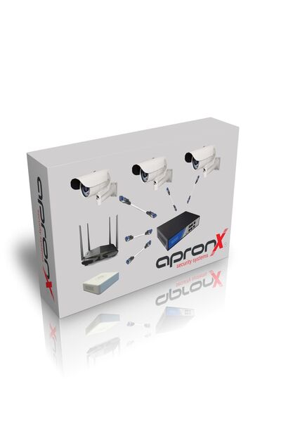 APRONX 4 Port Poe 78w Switch 10/100 4 Poe 2 Uplink