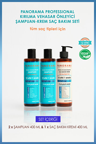 PANORAMA PROFESSIONAL مجموعة العناية الاحترافية القوية المضادة للكسر والتلف م...