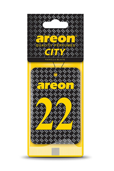Areon City Vanilla Black 22 Oto Araç Kokusu