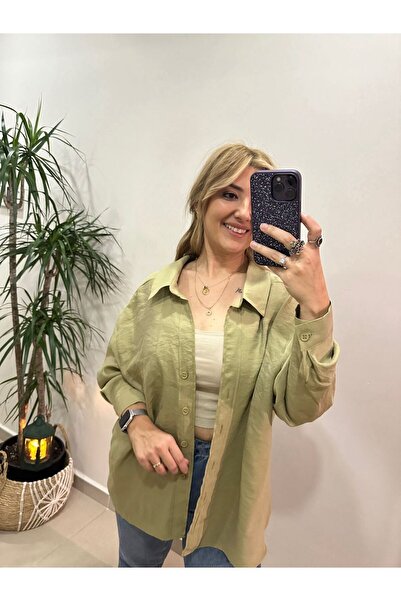 HERAVEGA BOUTİQUE DÖKÜMLÜ OVERSİZE GÖMLEK