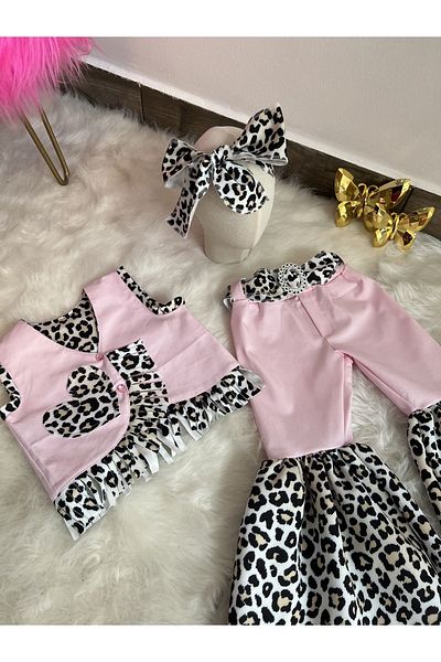 NA ADDESIGN Pantaloni spanioli pentru fete, set vestă pantaloni, pantaloni spanioli, costum cowboy