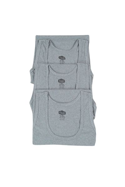 EKAY YILDIZ Men's Gray 3-Piece 100% Cotton Athlete Set
