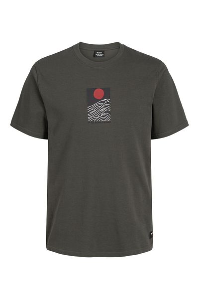 R.D.D. ROYAL DENIM DIVISION T-Shirt RDD bedrucktes Rundhals-T-Shirt