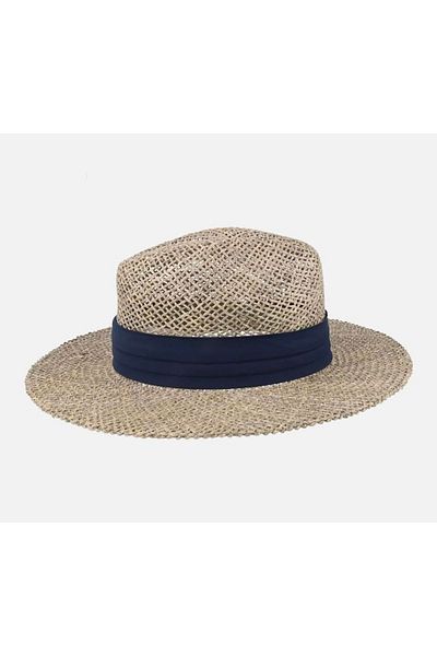 CosmoOutlet Natural Moss Straw Summer Panama Hat