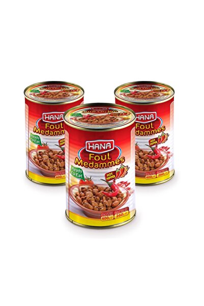 Hana Bakla Konservesi Acili 400grx3 Adet