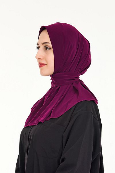 Sensu Γυναικείο Hijab Ready Snap Hijab Bonnet Shawl