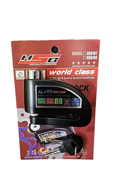 ArMotors Motorsiklet Disk Kilit Alarmlı 110db 6mm Hsb107