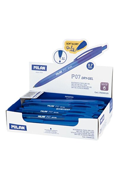 Milan 176540125 Dry-gel P07 Mavi Gel Kalem