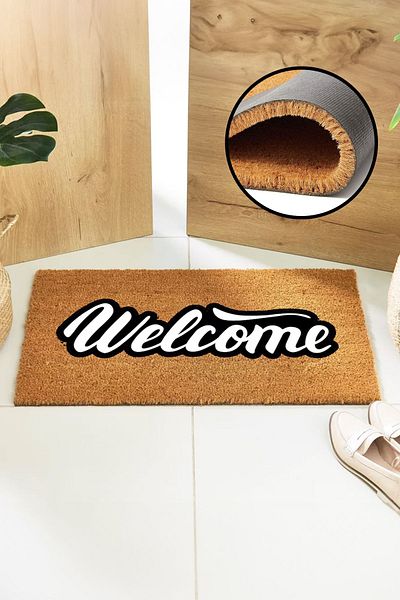 Paspas Yap Welcome Door Front Mat Koko Door Mat Outside Door Mat Design Printed Door Mat Home Apartment Apartment Entrance
