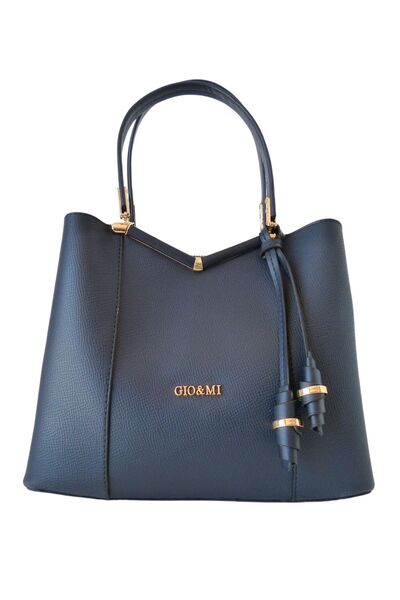 gio&mi Dastin El Ve Omuz Çantası Çok Gözlü Kullanışlı - Lacivert