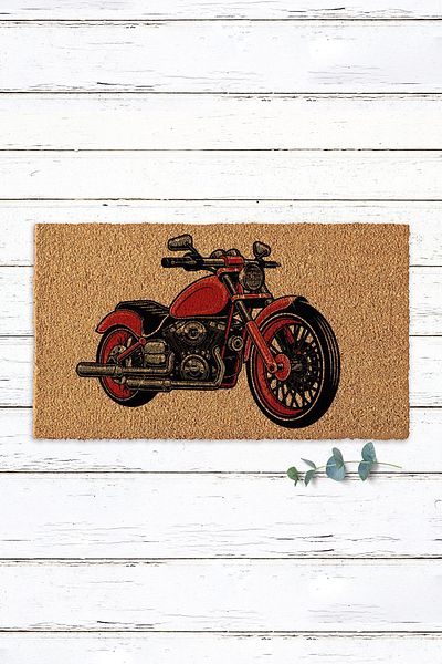 Paspas Yap Motorcycle Design Door Mat Koko Mat Exterior Door Mat Home Decor