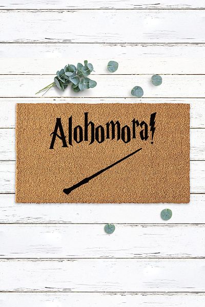 Paspas Yap Alohomora Door Mat Harry Potter Door Mat Bristle Mat Koko Mat Exterior Door Mat Printed